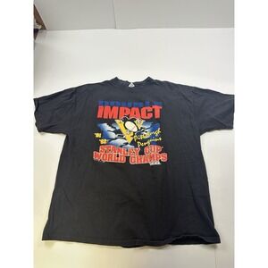 VINTAGE 1992 Pittsburgh Penguins Double Impact Stanley Cup Champs NHL T-Shirt XL